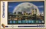 Image of the puzzle 6000, Clementoni, New York by Night, Factory Sealed, Picture of the box