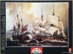 Image of the puzzle 1000, Educa, Sea Battle, by Ángel Cortellini, Sealed Bag, Picture of the box