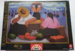 Image of the puzzle 1000, Educa, Fruit Vendors, by Eduardo Millones, Factory Sealed