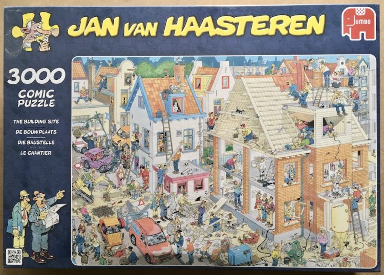 3000, Jumbo, The Building Site, Jan van Haasteren Rare Puzzles