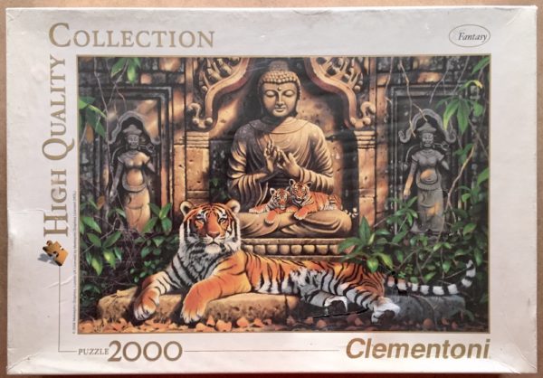 Image of the puzzle 2000, Clementoni, Tigers, by Chris Meiklejohn, Factory Sealed
