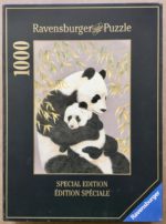 Image of the puzzle 1000, Ravensburger, A Mothers Love, by Sally Fawcett, Sealed Bag, Picture of the box