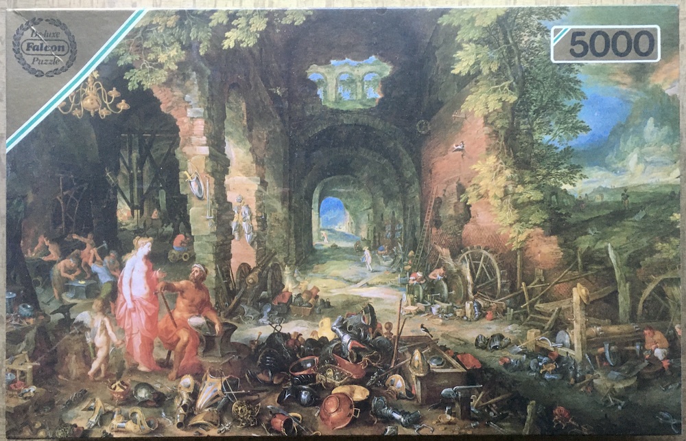 5000, Falcon, The Elements: Fire, Jan Brueghel the Elder, Factory Sealed, 2016-11-21 Image of the puzzle 5000, Falcon, The Elements: Fire, Jan Brueghel the Elder, Factory Sealed