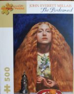 Image of the puzzle 500, Pomegranate, The Bridesmaid, by John Everett Millais, Sealed Bag, Picture of the box