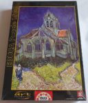 Image of the puzzle 1500, Educa, The Church of Auvers, by Vincent van Gogh, Factory Sealed