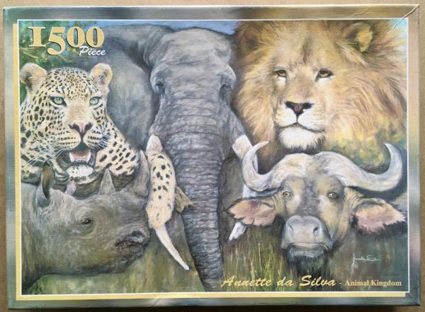 Image of the puzzle 1500, Smile, Animal Kingdom, by Annette da Silva, Complete, Picture of the box
