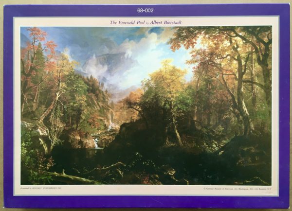 Image of the puzzle 1500, Beverly, The Emerald Pool, by Albert Bierstadt, Sealed Bag, Picture of the box