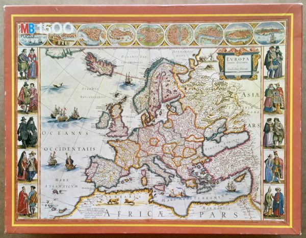 Image of the puzzle 1500, MB, Europe, 17th Century, by Willem Blaeu, Complete, Picture of the box