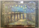Image of the puzzle 1000, Clementoni, Starry Night over the Rhône, by Vincent Van Gogh, Factory Sealed