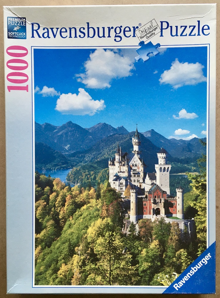 1000, Ravensburger, Neuschwanstein Castle in Autumn - Rare Puzzles