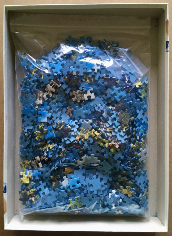 Image of the puzzle 1000, Ravensburger, Neuschwanstein in Autumn, Complete, Picture of the bag