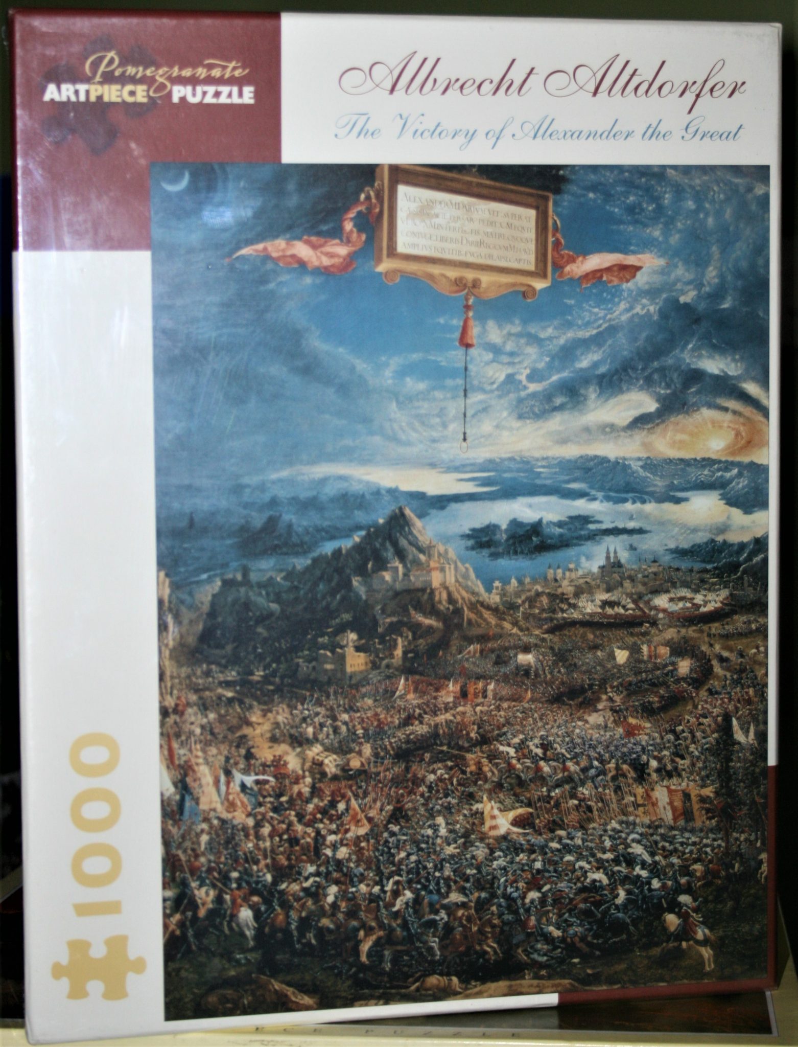 Image of the puzzle 1000 Pomegranate, The Victory of Alexander the Great, by Albrecht Altdorfer, Factory Sealed