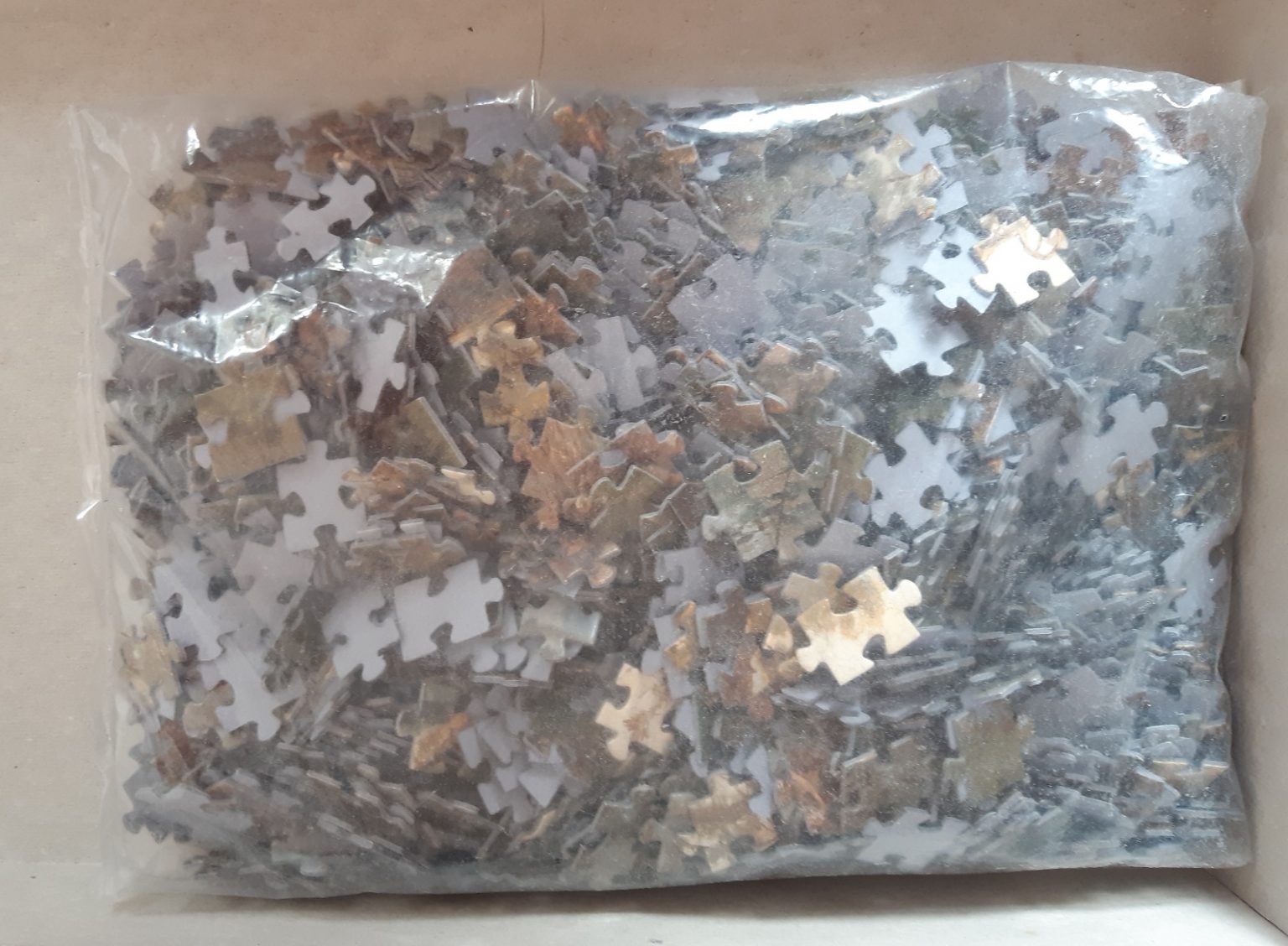 Image of the puzzle 1000, Step, Morning in a Pine Forest, by Shishkin & Savitsky, Sealed Bag, Picture of the bag