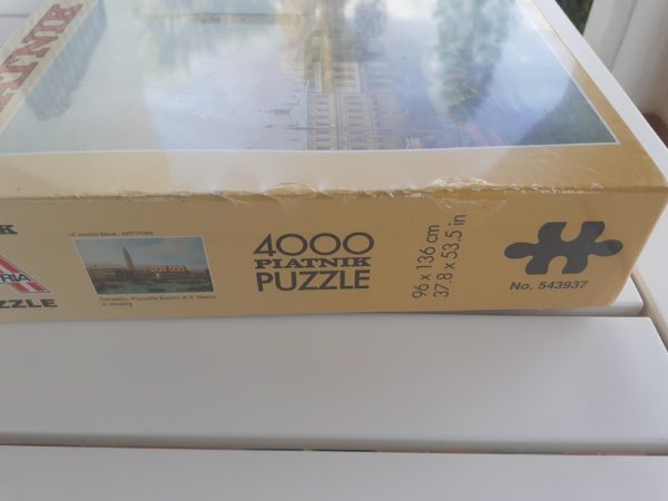 Image of the puzzle 4000, Piatnik, Piazzetta Bacino di San Marco in Venedig, Canaletto, Detail of the box