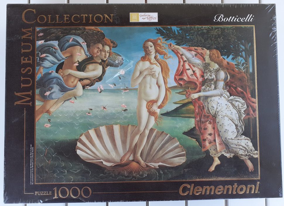 ［値下げしました］【RAJAS】 Venus Smile 1000, Clementoni, The Birth of Venus, Sandro Botticelli - Rare Puzzles