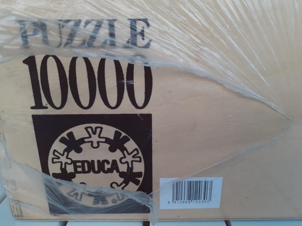 Image of the puzzle 10000, Educa, Las Hilanderas, by Diego Velázquez, Factory Sealed, Detail of the box