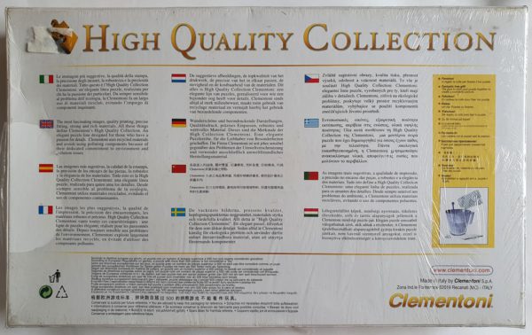 Image of the puzzle 6000, Clementoni, Forest, Unknown Artist, Factory Sealed, Picture of the back