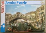 Image of the puzzle 5000, Jumbo, A Busy Day Near the Rialto Bridge, by Antonio Pascutti, Factory Sealed