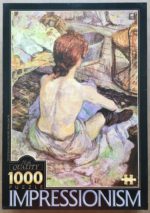 Image of the puzzle 1000, D-Toys, Woman at her Toil, by Henri de Toulouse-Lautrec, Complete, Picture of the box