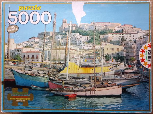 Image of the puzzle 5000, Educa, Ibiza, Spain, Complete, Picture of the box