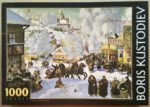 Image of the puzzle 1000, D-Toys, Maslenitsa, by Boris Kustodiev, Complete, Picture of the box