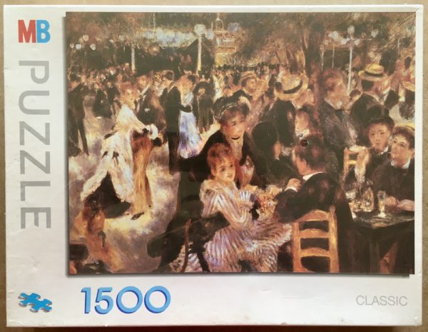 Image of the puzzle 1500, MB, Le Moulin de la Galette, by Renoir, Factory Sealed