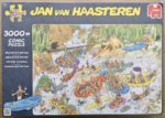 Image of the puzzle 3000, Jumbo, Wild Water Rafting, by Jan van Haasteren, Factory Sealed, Picture of the box