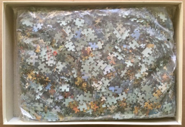 Image of the puzzle 3000, Ravensburger, Garmisch-Partenkirchen against The Zugspitze, Sealed Bag, Picture of the bag