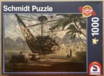 Image of the puzzle 1000, Schmidt, Ship at Anchor, by Sarel Theron, Complete, Picture of the box