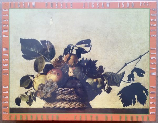 Image of the puzzle 1500, Impronte Edizioni, Basket of Fruit, by Caravaggio, Factory Sealed