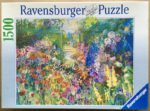 Image of the puzzle 1500, Ravensburger, Summer Garden, by Helen Lea, Complete, Picture of the box