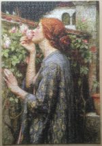 Image of the puzzle 1000, D-Toys, The Soul of the Rose, by J.W. Waterhouse, Complete, PIcture of the puzzle