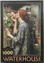 Image of the puzzle 1000, D-Toys, The Soul of the Rose, by J.W. Waterhouse, Complete, PIcture of the box