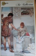 Image of the puzzle 1000, Grafika, Silent Greeting, by Alma-Tadema, Sealed Bag, Picture of the box