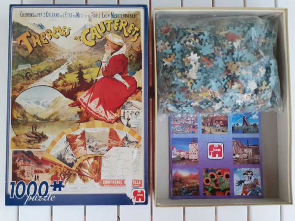 Image of the puzzle 1000, Jumbo, Thermes de Cauterets, Sealed Bag, Picture of the bag