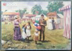 Image of the puzzle 1000, Jumbo, After a Day at the Fair, by John Seery Lester, Complete, Picture of the box
