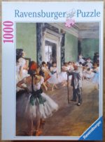 Image of the puzzle 1000, Ravensburger, The Dancing Class, by Edgar Degas, Complete, Picture of the box