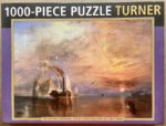 Image of the puzzle 1000, Peony Press. The Fighting Temeraire, by Turner, Complete, Picture of the box