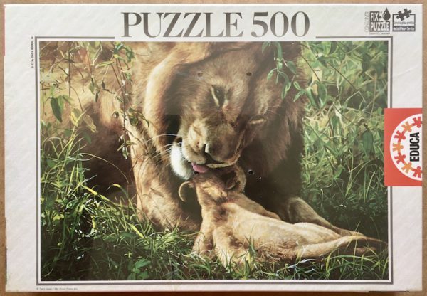 Image of the puzzle 500, Educa, Wild Tenderness, by Terry Isaac, Factory Sealed