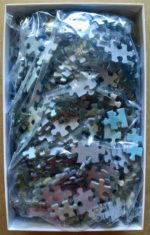 Image of the puzzle 1000, Martoz, The Empire of LIght, by René Magritte, Sealed Bag, Picture of the bag