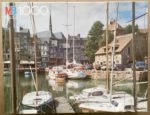 Image of the puzzle 1000, MB, Honfleur, Calvados, Complete, Picture of the box