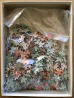 Image of the puzzle 500, MB, Lybian Sibyl, by Michelangelo, Complete, Picture of the bag