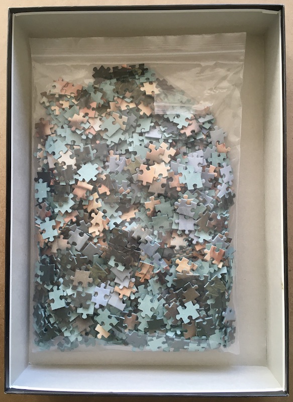 Image of the puzzle 1000, Clementoni, Amor and Psyque, by François Gérard, Complete, Picture of the bag