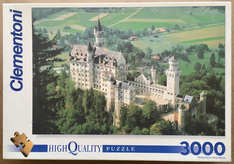 3000, Clementoni, Neuschwanstein Castle - Rare Puzzles