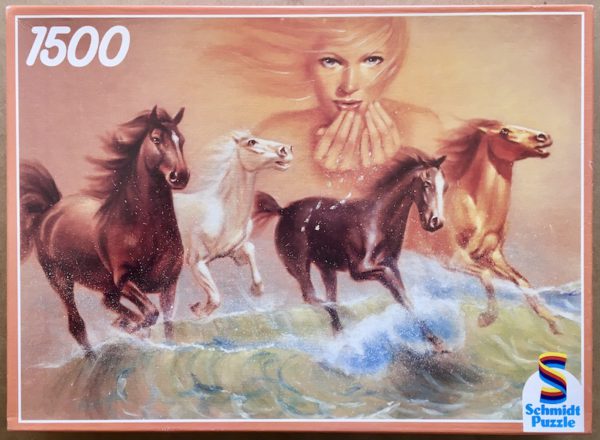 Image of the puzzle 1500, Schmidt, Amazon, by Joy Caros, Sealed Bag, Picture of the box