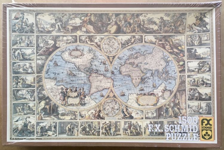 Puzzle Ravensburger 18000 Pièces – Historical World Maps 2002, Neuf Jamais Ouvert