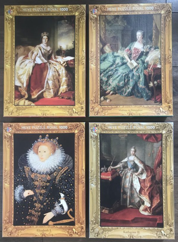 Image of the puzzle 4x1000, Heye, Royal Collection, Complete, Picture of the boxes