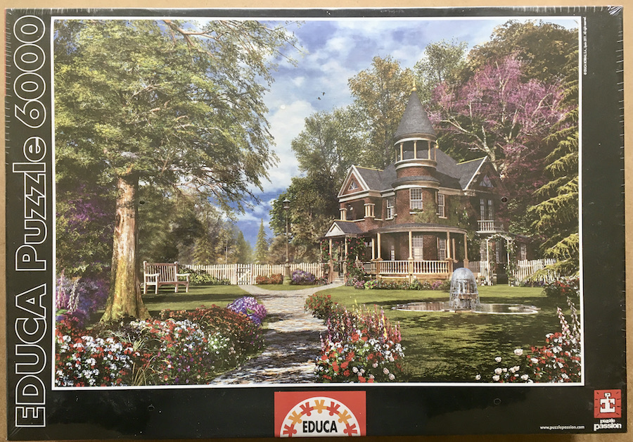 6000, Educa, Late Summer Garden, by Dominic Davison, Factory Sealed, 2021-04-30 Image of the puzzle 6000, Educa, Late Summer Garden, by Dominic Davison, Factory Sealed