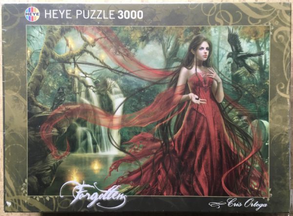 Image of the puzzle 3000, Heye, Red, by Cris Ortega, Factory Sealed, Picture of the box