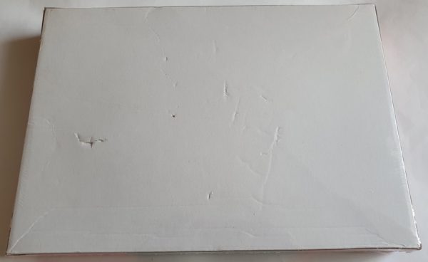 Image of the puzzle 3000, Castorland, Covered Wagon in a Narrow Path, by Rudolf Koller, Factory Sealed, Picture of the back
